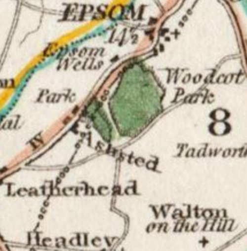 Photo of George Cole and John Roper's map